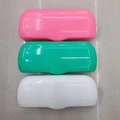 China Green Colors Plastic White ABS Large Rose Size Sunglasses Box Portable Storage Glass Optical Plastic Case for sale