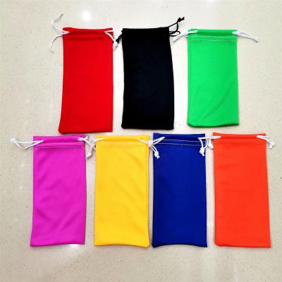 China Durable And Mixed Colorful Fashion Microfiber Phone Wiping Glass Cleaning Pouch Bag for sale