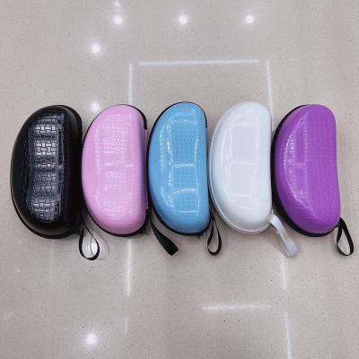 China Colorful EVA+PU Zipper Light EVA Sunglasses Case Protective Custom PU Glasses Storage for sale