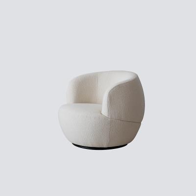 China Swivel Base NS Club Chair Fabric Chair Living Room Furniture Modern Design Europe Style Ball Shape Swivel Base Casual Loop for sale