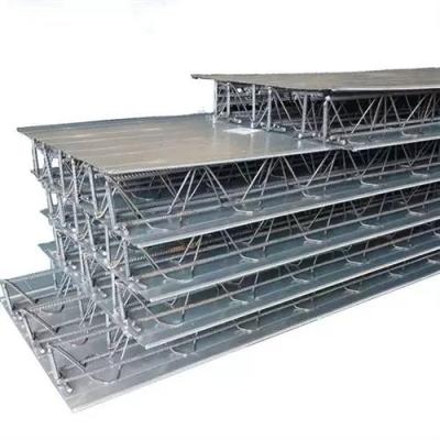 China Contemporary Long span self-supporting deformed steel bar welded truss deck slab for sale