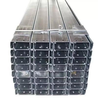 China Construction Supporting System High Quality Galvanized C purlins Profile steel channel For construction for sale