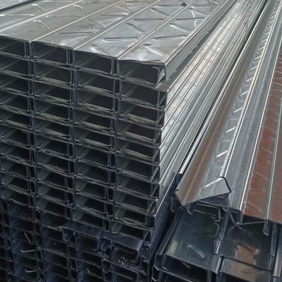 China Construction Supporting System High Quality Galvanized C purlins Profile steel channel For construction for sale