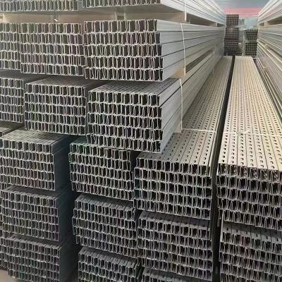 China Construction Supporting System light weight c channel profile galvanized steel c channel with holes for sale