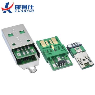 China USB Driver USB Male Connectors Micro 7 Pin USB Connector Type A Male Connector for sale