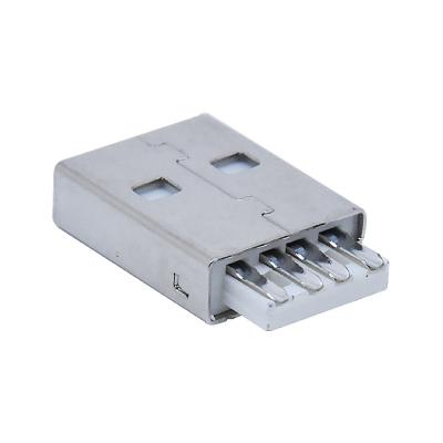 China 2.0 USB Male Connectors Use For Electronic Device USB 2.0 Interface A Type Charging For PCB Connector Plug Solder Wire 180 Degree SMT SMD Solder Type To 19.0mm male USB connectors for sale