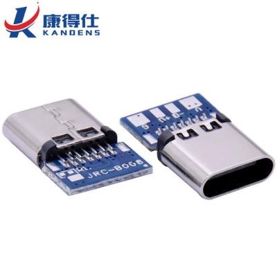 China USB Driver Type C 14 Pin USB Connector With Type 16 Pin USB Board Solder Wire Fast Charging Female Socket for sale