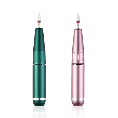 China V-301P Polished Outdoor Portable USB Nail Polish Drill Built-in Controller Display Polishing Pen Nail Polish Machine Speed ​​30000RPM for sale