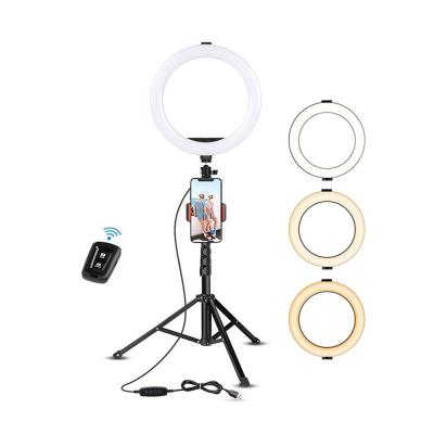 China PORTABLE PORTABLE Selfie Ring Light Phone Tripod Floor Lamp Selfie Ring Light Stick Ring Light Tripod for IOS for sale