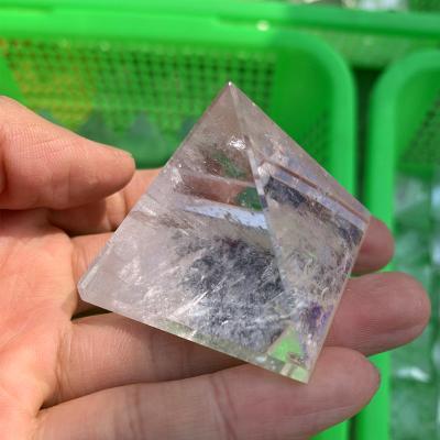 China Good Quality Natural Clear Pyramids Crystal Pyramid Healing Gemstone Chakra Quartz from Europe for sale