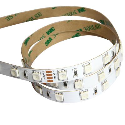 China 24V 60 LEDS SMD 5050 RGB RGBW RGBWW LED Strip Light For Home Decoration for sale