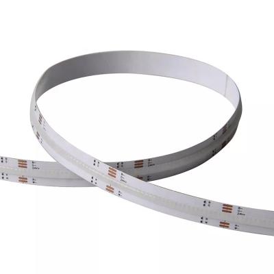 China Tunableness Multi Color RGBWW CCT 5 In 1 COB LED 2200K 2500K 2700K COB LED Strip 3000K For Outdoor Decoration for sale