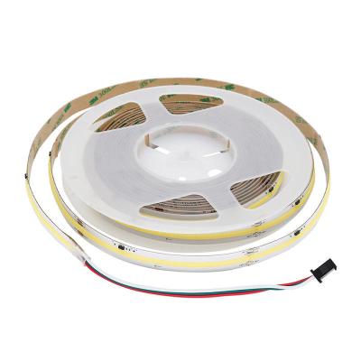 China 24V 360 LED White 4000K 6500K CCT COB LED Strip Running Water LED Strip for sale