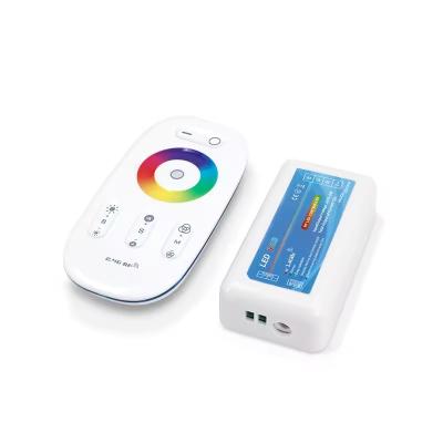 China DC 12V 3CH 6A RF Touch RGB PWM Control RF Remote RGB WW CW Controller for sale