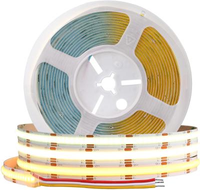 Chine 560LEDs COB LED Strip 90 CRI CCT Flexible COB 3M avec adaptateur et mini contrôleur RF à vendre