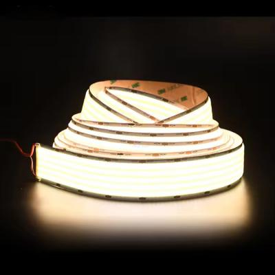 中国 超広い超明るいCOB LEDストライプ RA90 30mm 1600チップ 5列 40W/M DC24V COB LEDストライプライト 天井プロジェクト 販売のため