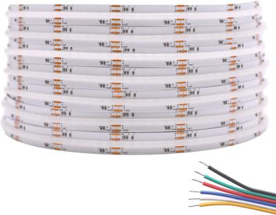 China Ultra Bright 840 LEDs/m 24V DC COB LED Strip Light 12mm Wide PCB For Home And Commercial Lighting for sale