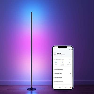 China Bedroom RGB IC Gaming Lights Living Room Ambient Mood Light Standing LED Corner Floor Lamp for sale