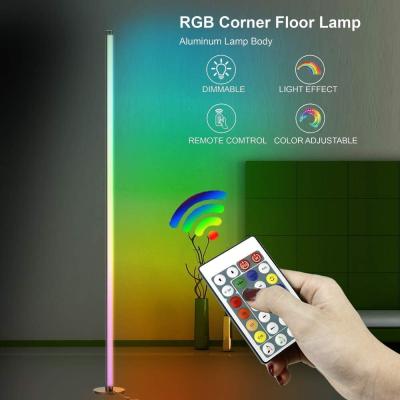 China Gaming Lights Living Room Ambient Mood Light Rgb Decor Home.hotel.lighting Standing Led Corner Floor Lamp for sale