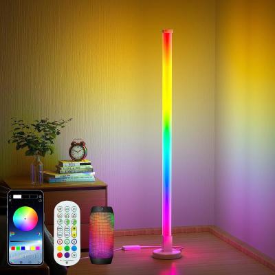 Cina Lampade da gioco RGB Camera da soggiorno Ambient Mood Light Rgb Decor Night Lights Standing Led Corner Floor Lamp Per Drop Shipping in vendita