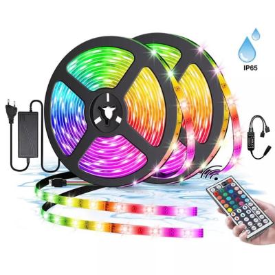 Китай 12V 5V 2835 5050 RGB WIFI Tuya Умные светодиодные световые ленты Синхронизация музыки для декорации умного дома продается