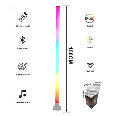 中国 アプリ コントロール Bluetooth Atmosphere スマートホームライト RGB 音楽シンクロ スタンドランプ 販売のため