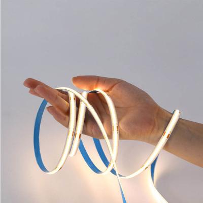 China 480 LEDs/m COB Strip Light High Density 20m No Voltage Drop Flexible 24V LED Lighting for sale