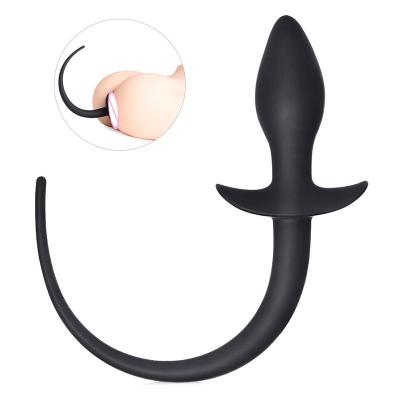 China Silica Gel Needle Form Anal Plug Female Prostate Stimulating Anal Toys For Dog Tail Male Anal Plug Adult Butt Plug for sale