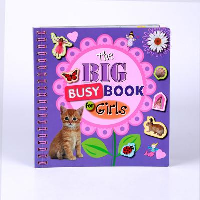 China Customized High Quality High Quality Color Children's Map Picture Book Hard Shell Learning Book for sale