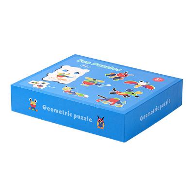 China Creative Kids Jigsaw Jigsaw Jigsaw Puzzle Board Montessori Teaching Aids Jigsaw Puzzle Board Wooden Early Education Toys Children Fun Educational for sale