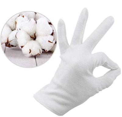 China Comfortable Factory Cotton Gloves Manufacturer Cotton Industrial Gloves Hotel Working Gloves Service for sale