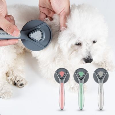 China Self-Cleaning Self-Cleaning Pet Comb Cat and Dog Cleaning Massage Comb Cat Comb for sale