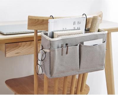 China Student Viable Bedside Bag Cloth Dormitory Storage Basket Sundries Baby Bedside Storage Hanging Hanging European Style Bag for sale