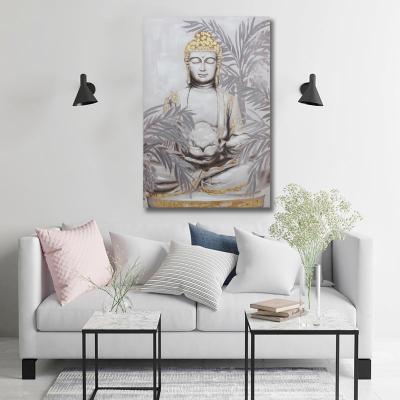 China Handmade Picture Attractive Decorative Buddha Art Paintings On Canvas Print And Hand Painting Wholesale Comtemporary Wall Art for sale