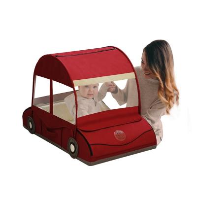 China With play entrance 2021 new multifunctional baby hutch splicing large bed removable portable folding hutch 617A for sale