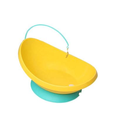 China 2021 Plastic China Factory Hot Selling Moon Shape New Design Special Baby Portable Bathtub HN-2105 for sale