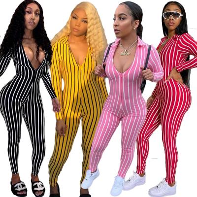 China New Design Pink and White Adult Women Onesie Stripe Overalls Colorful Striped Print Panties QUICK DRY and White Long and Short Panty for sale