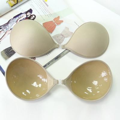 China Invisible Pump Bra Adhesive Silicone Sticky Bra Push Up Strapless Backless Bra For Women for sale