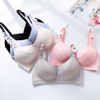 China 2020 Custom Anti-allergy cotton women nursing racerback bralette mujer bra for sale