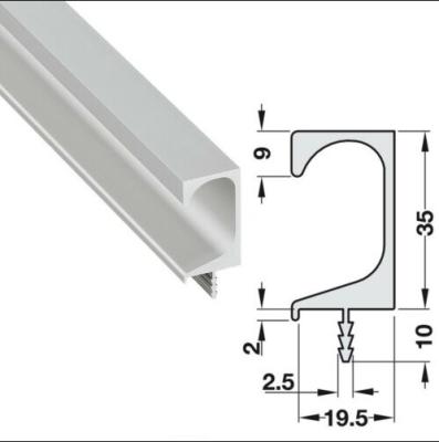 China door & Indian Window Market G Handle Me Handle Kitchen Cabinet Aluminum Profile for sale