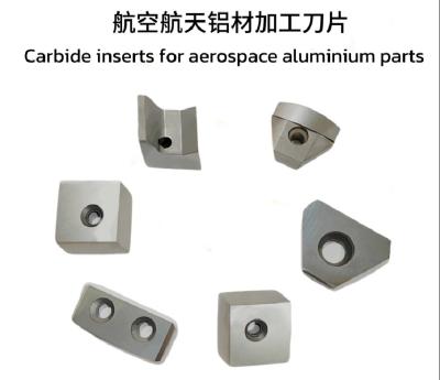 Chine K10 résistance à haute température Carbide inserts pour l'aérospatiale Aluminium tournant inserts haute résistance à l'usure 3200 TRS à vendre