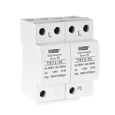 China SENTAI SPD TSY1-C Surge Protector Lightning Protection Devices 30KA 255V 2 Pole 2P 2pole AC SPD Electrical Surge Protection Devices for sale