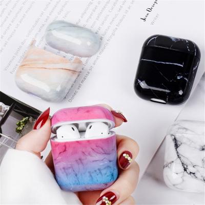 China For Airpods Case Cover Device 2020 New Marble Pattern TPU Hard Case For Airpods 2 1 Shockproof Cover Earphone Wireless Cases for sale