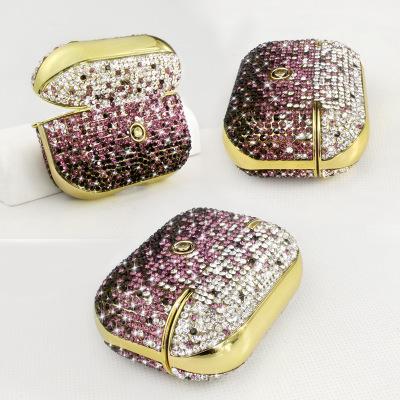 China Luxury Case Diamond Gradient Bling Luxury Earphone Case for AirPods 1 pro 2 cover device for sale