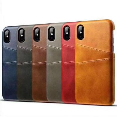 China 100% Eco-friendly Wholesale Phone Case PU Leather Wallet Phone Case For iPhone 12 11 Pro 7 Max 8 Plus Card Slot Holder Protective Cover for sale