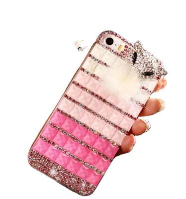 China Cute Anti-fall Fashion Diamond Rhinestone Girls Cell Phone Cases Full For iPhone 1112 Pro 13 Max Xs Max Gradient Bling Shockproof Cover for sale