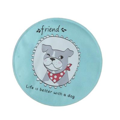 China Cooling Gel Mat Reusable Pet Cool Ice Mat Dog Cat Sponge Cold Mat Self Cooling Pad Breathable Polyester Hot Sale 2022 for sale