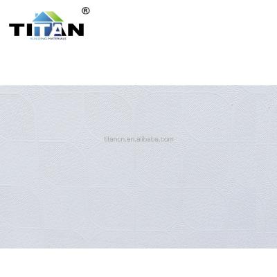 China Artistic Ceilings TITAN Australia PVC Gypsum Ceiling with Aluminum Foil Back and Faucet, PVC Laminated Ceiling Panel for sale