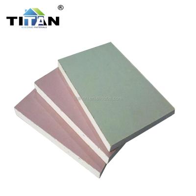 China TITAN fireproof export plasterboard fireproof gypsum board,fire rate dr.gypsum for sale