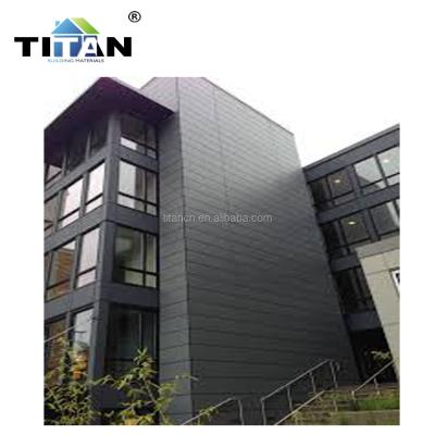 China Perforated Waterproof Non Asbestos Fiber Cement Sheet Wall Cladding for sale